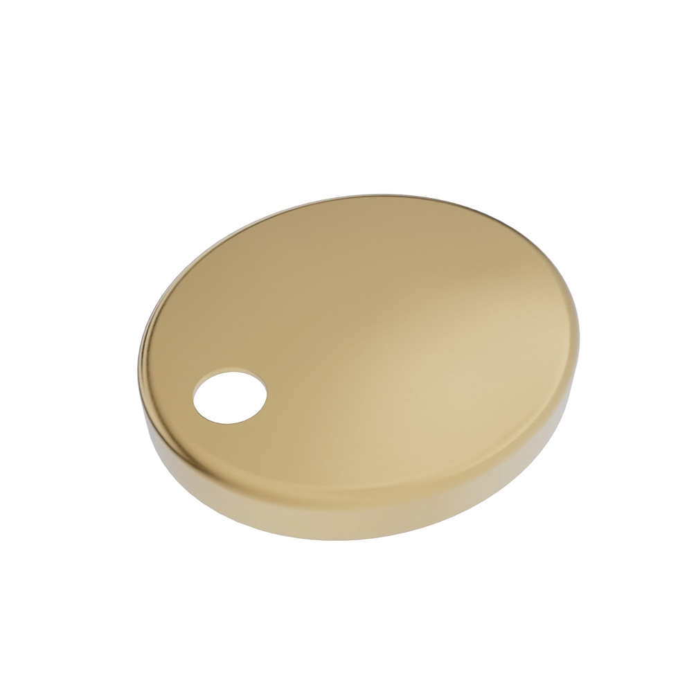 Crosswater Libra Brushed Brass Toilet Seat Hinge Covers (Pair)